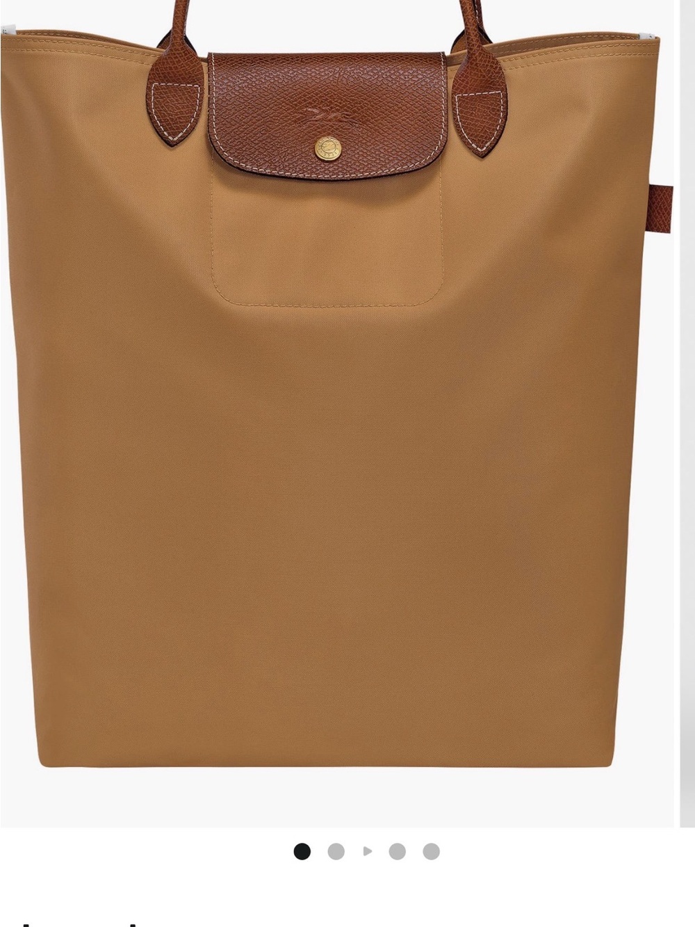 Longchamp Replay Medium Top-Handle Bag in Rust NWOT - Picture 4 of 4